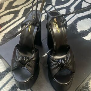 Saint Laurent Bianca Platform Sandals